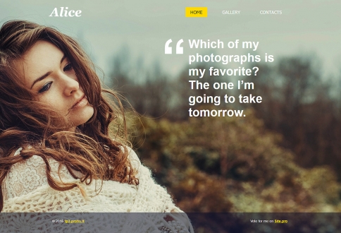 pagina personal Alice